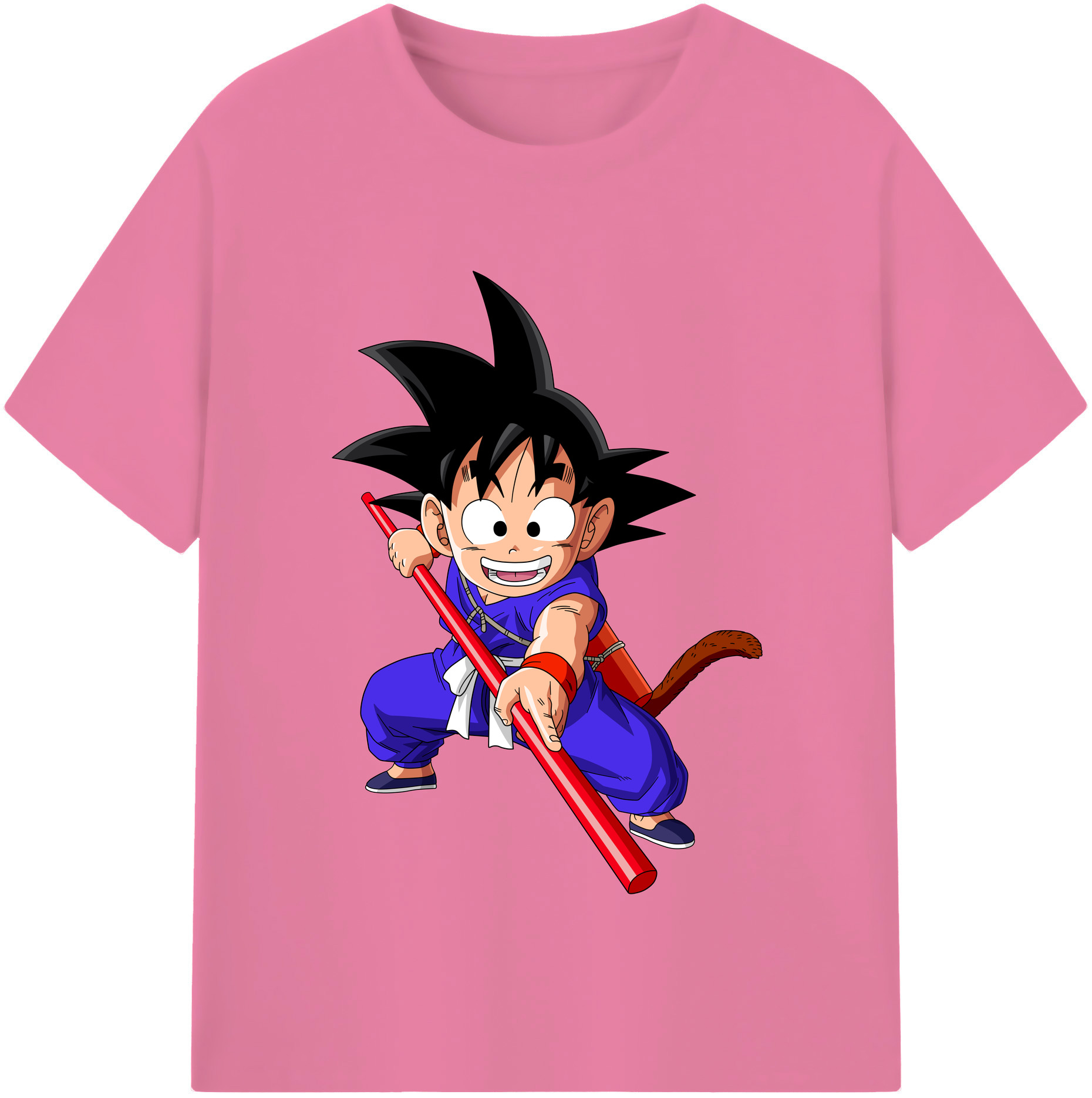 （画像用） ドラゴンボール 孫悟空（そん ごくう）Son Goku カカロット DRAGON BALL Kakarotto 綿100％半袖Tシャツ（フロントプリント）
